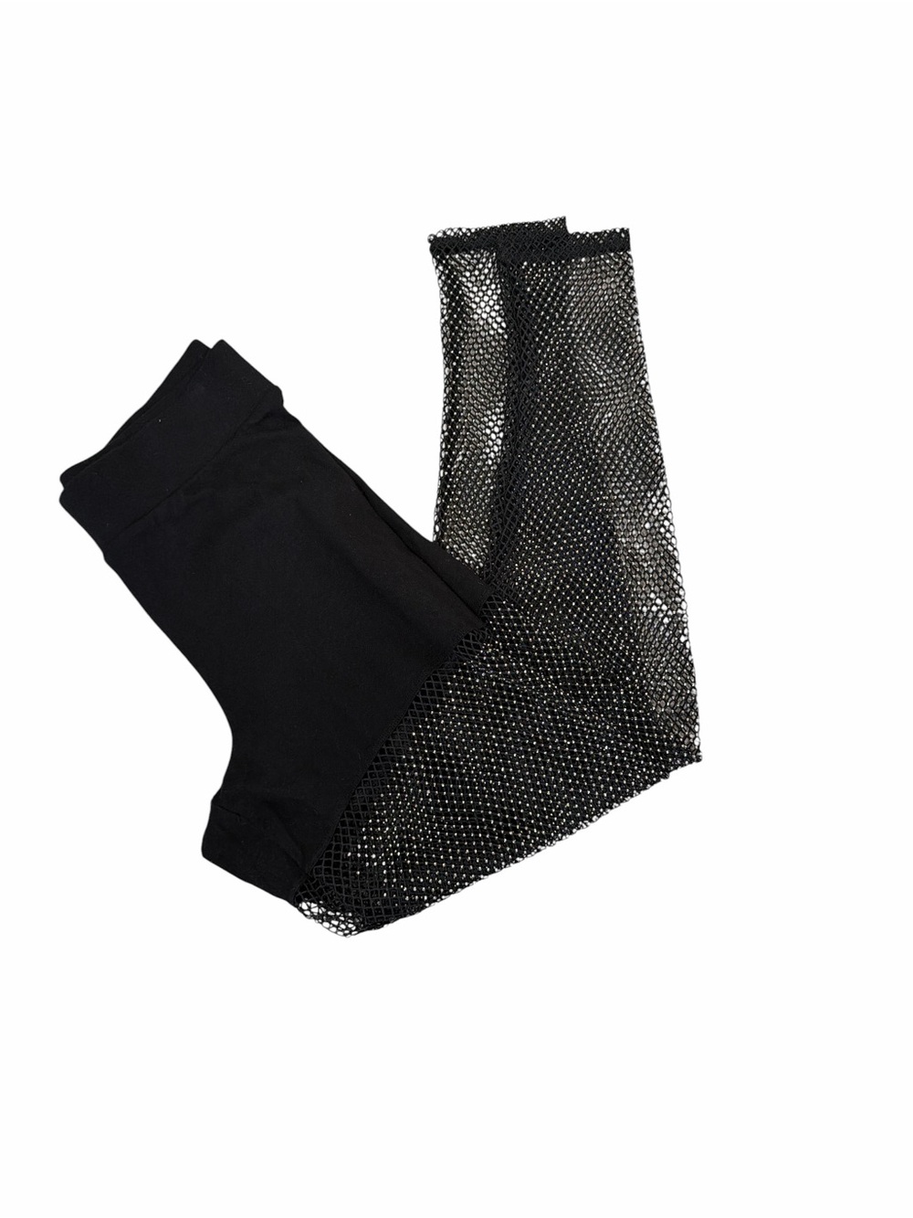 Torrid Black Rhinestone Fishnet Leggings Size 0 Plus Size Goth Y2K Festival Club